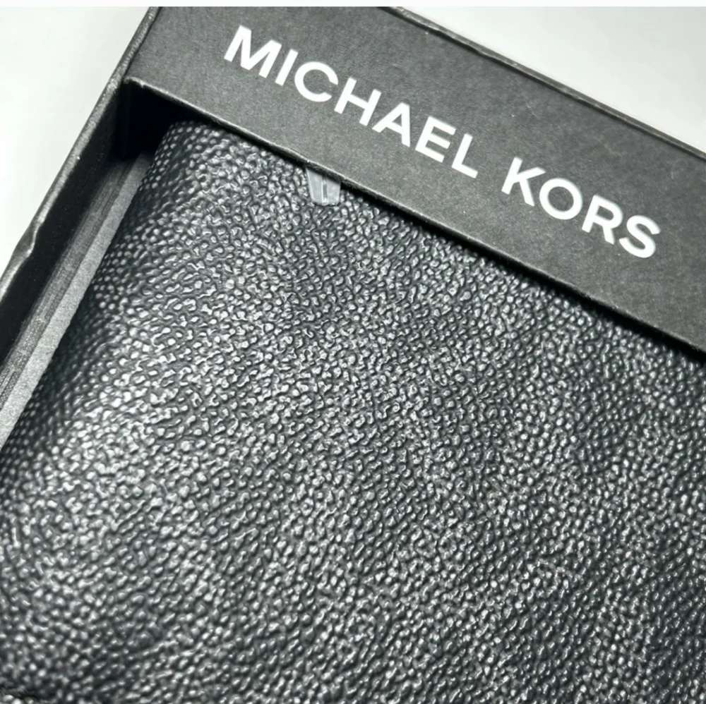 🖤▪️Michael Kors▪️ Men’s Slim Billfold Signature Wallet Black Jet Set Mens